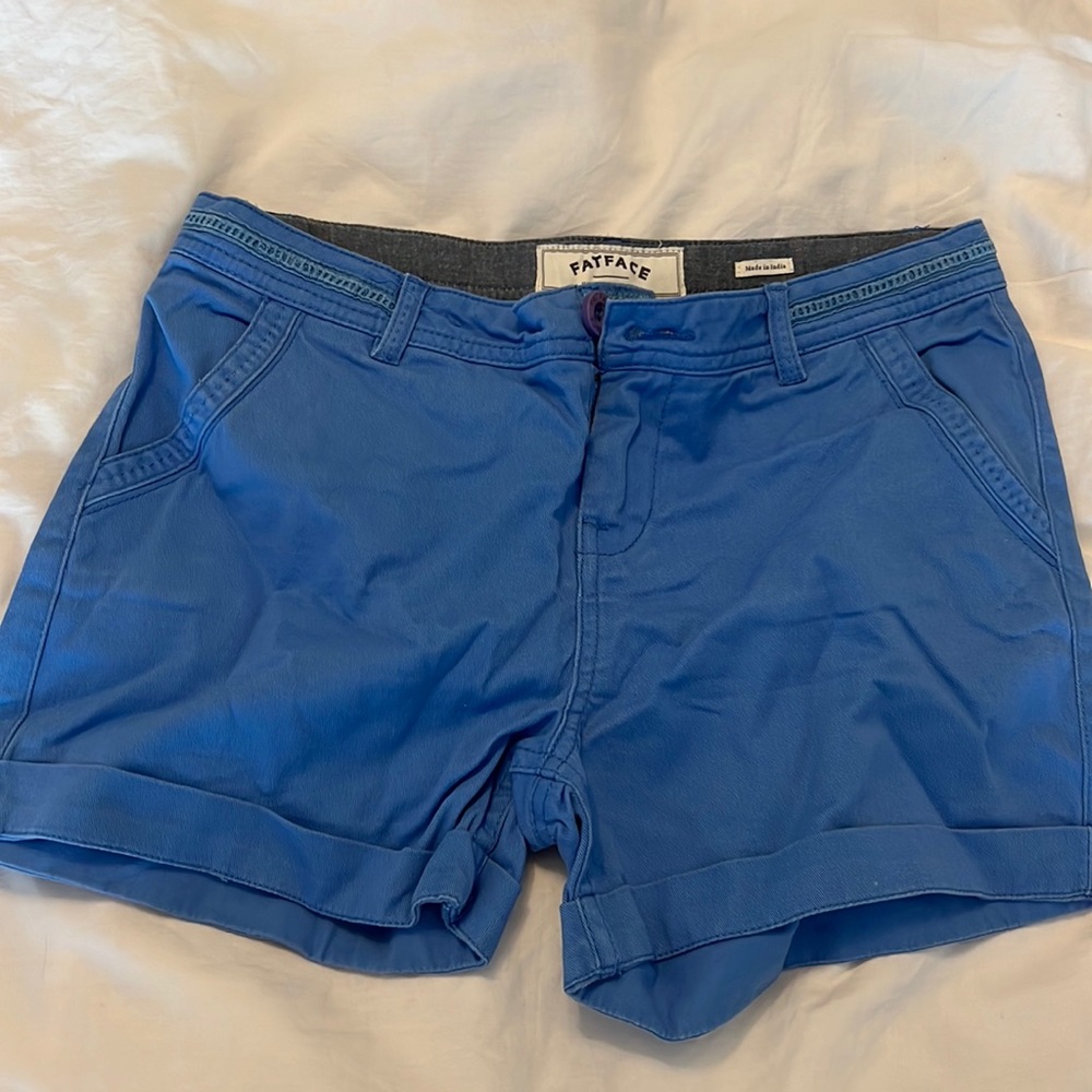 Girls fat face cargo shorts in blue